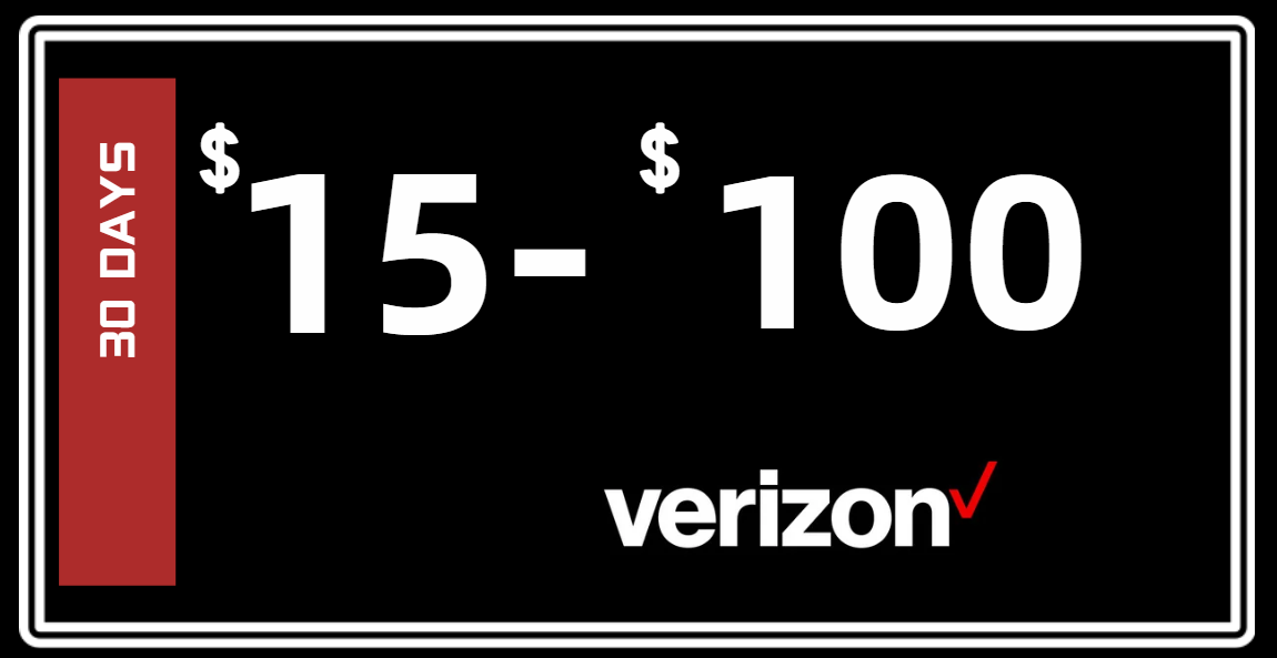 VERIZON 充值